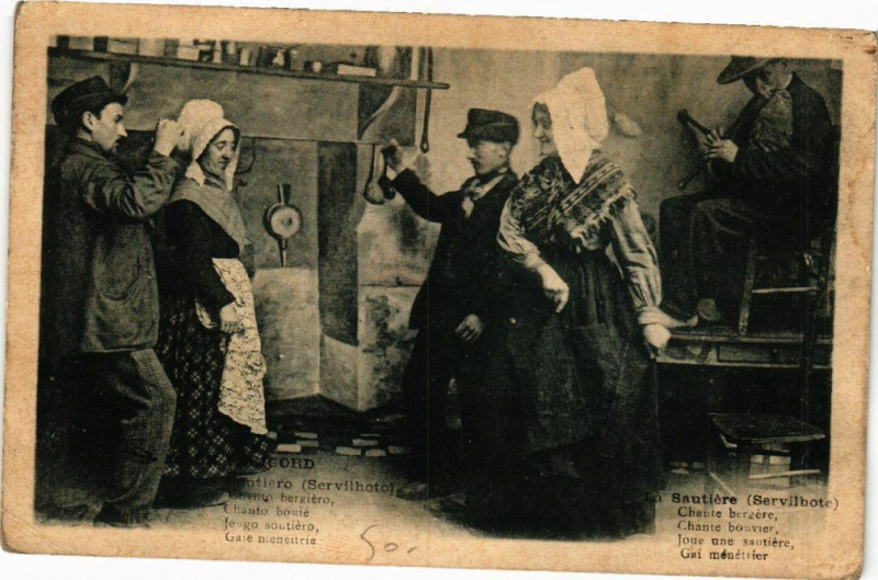 Carte postale ancienne En Perigord-La Sautiere