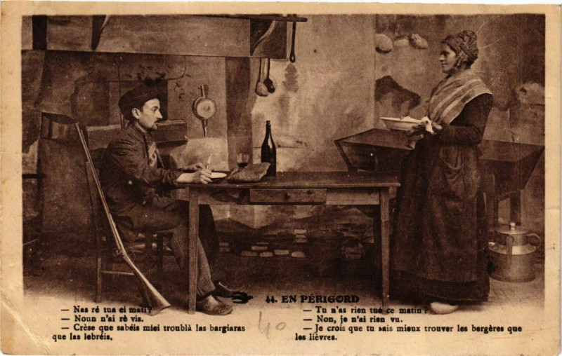 Carte postale ancienne En Perigord