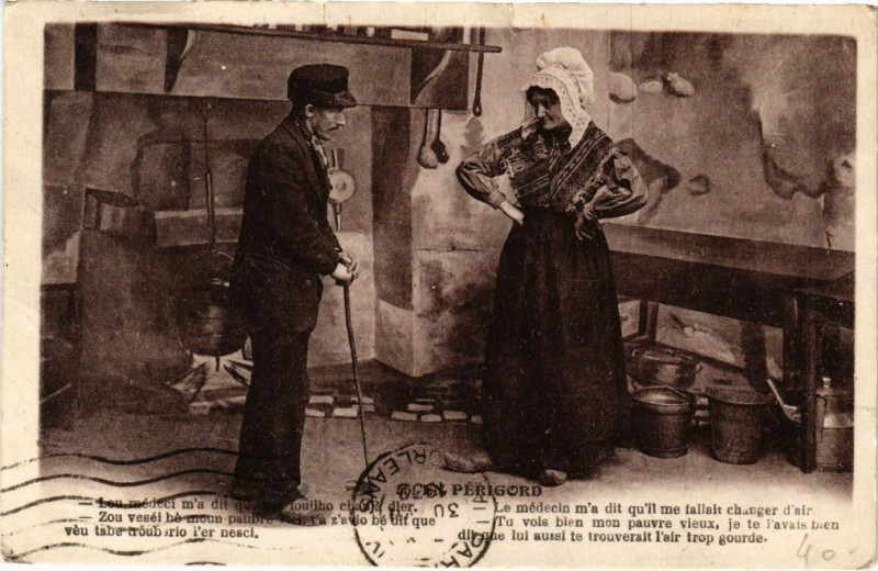 Carte postale ancienne En Perigord