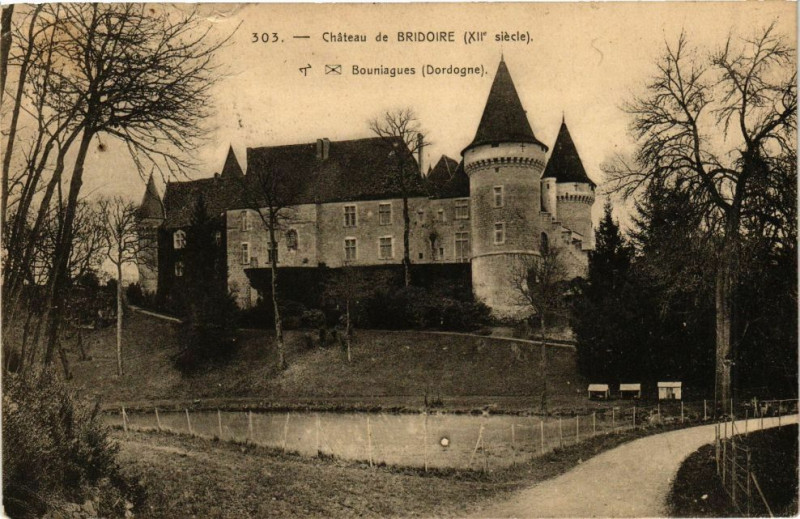 Carte postale ancienne Chateau de Bridoire
