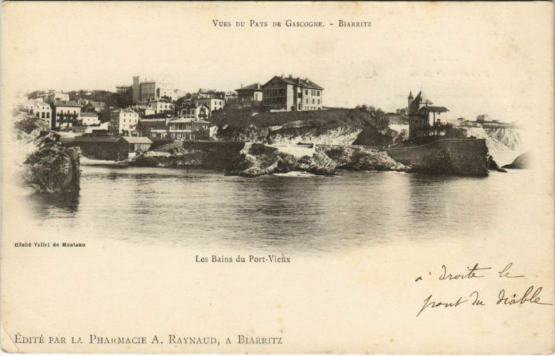 Carte postale ancienne Vues du Pays de Gascogne - Biarritz à Biarritz