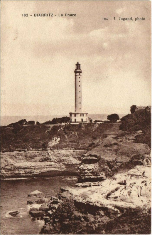 Carte postale ancienne Biarritz - Le Phare à Biarritz
