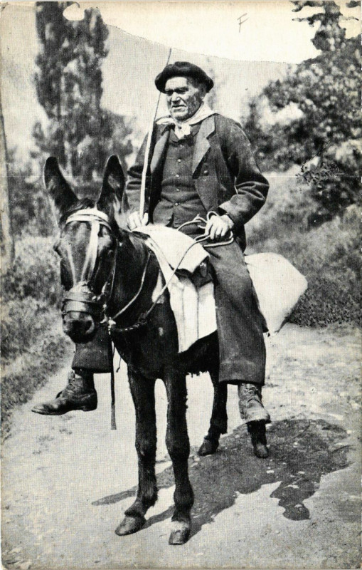 Carte postale ancienne Types Basques