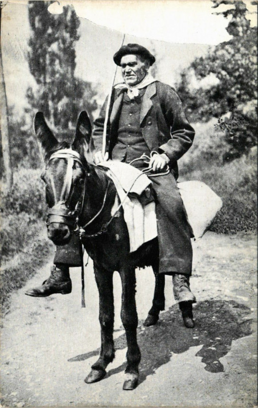 Carte postale ancienne Type basque