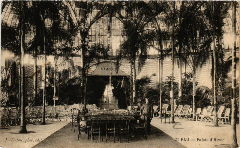 Carte postale ancienne Pau Palais d'Hiver à Pau