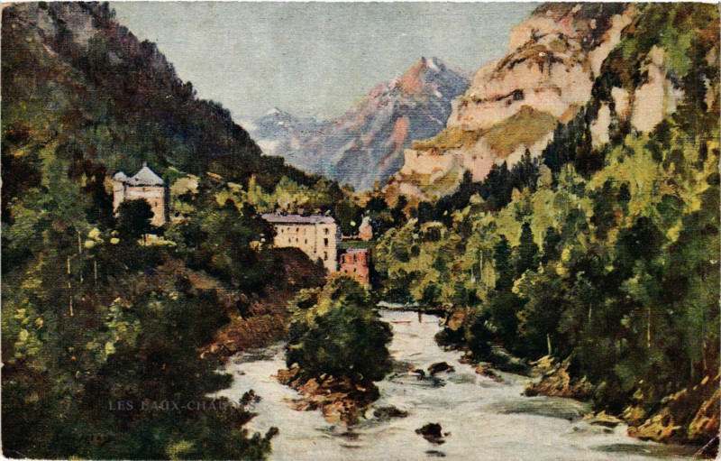 Carte postale ancienne Les Eaux-Chaudes