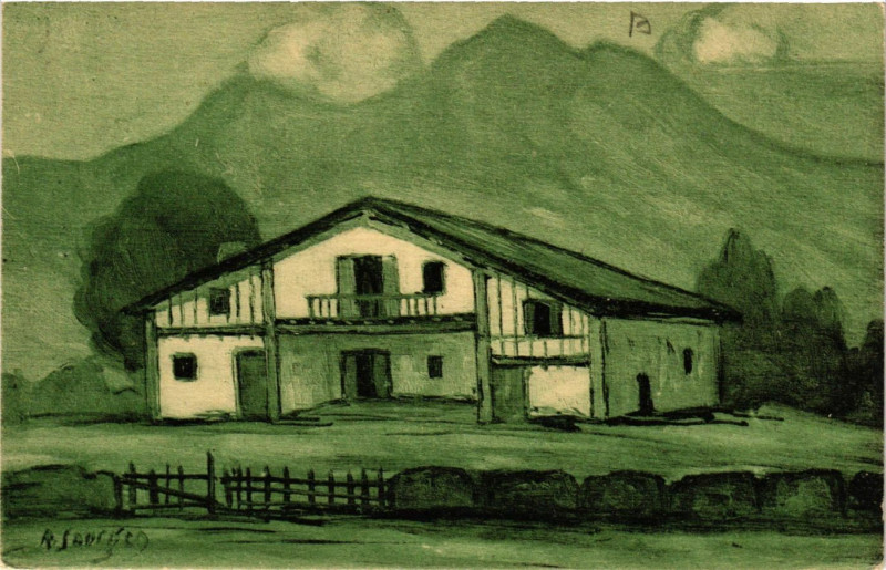 Carte postale ancienne Le Pays Basque