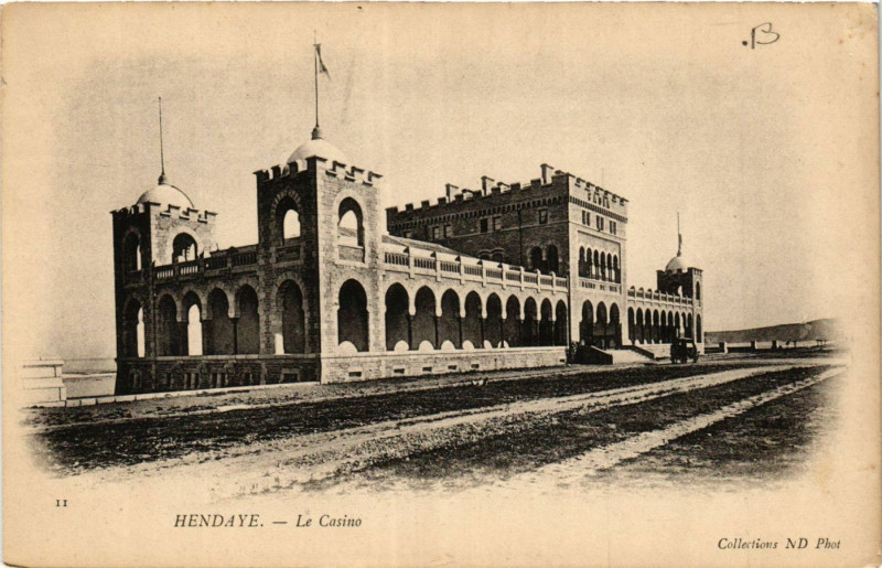 Carte postale ancienne Hendaye Le Casino à Hendaye