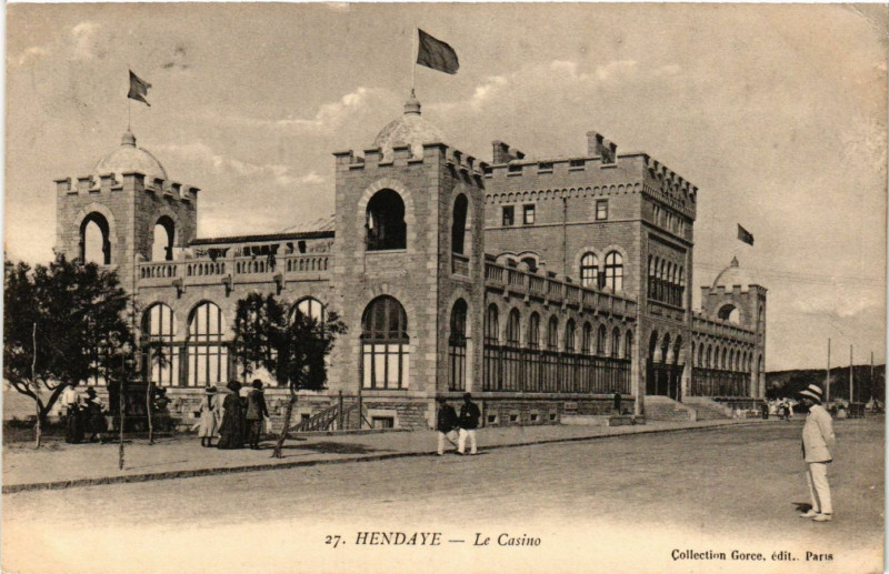 Carte postale ancienne Hendaye - Le Casino à Hendaye