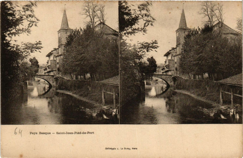 Carte postale ancienne Pays Basque - Saint-Jean-Pied-de-Port à Saint-Jean-Pied-de-Port