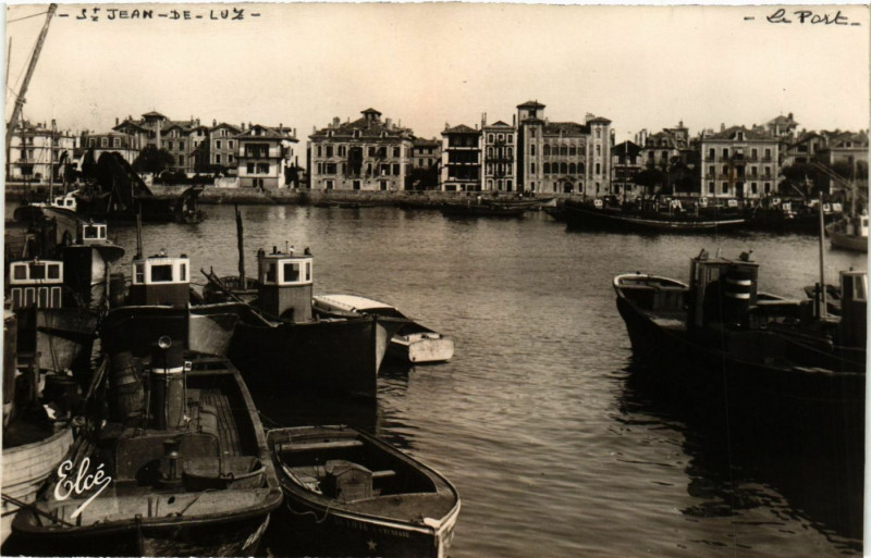 Carte postale ancienne Saint-Jean-de-Luz - Le Port à Saint-Jean-de-Luz