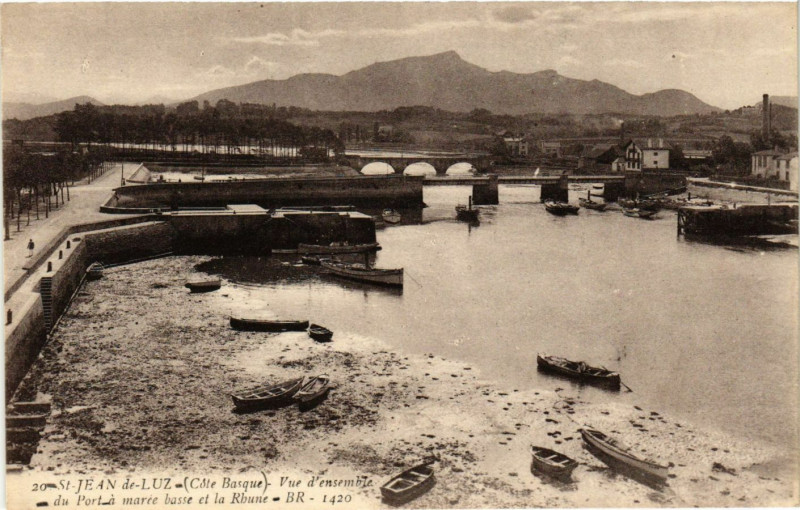 Carte postale ancienne Saint-Jean-de-Luz - Vue d'Ensemble à Saint-Jean-de-Luz