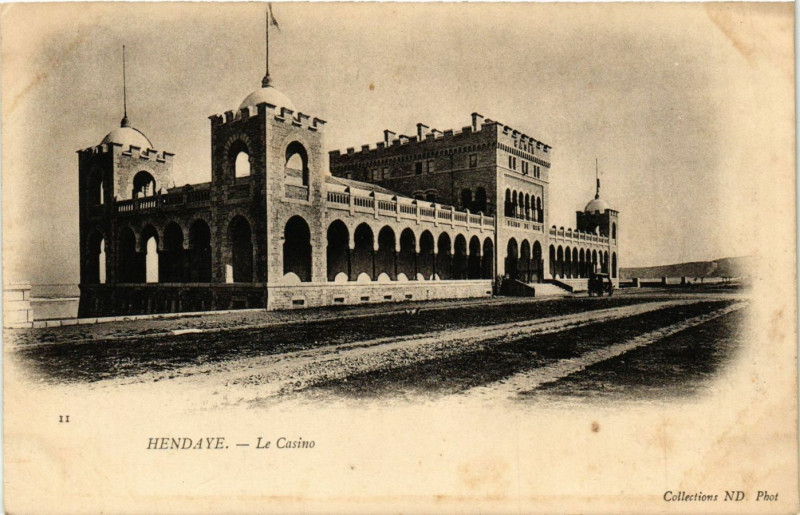 Carte postale ancienne Hendaye - Le Casino à Hendaye