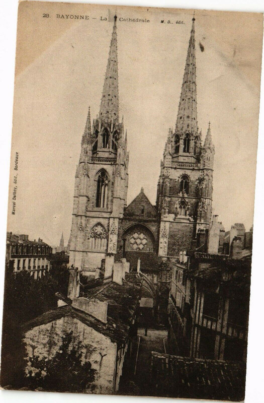Carte postale ancienne Bayonne - La Cathedrale à Bayonne