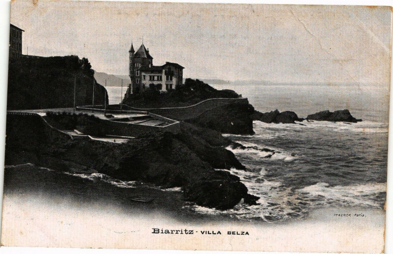 Carte postale ancienne Biarritz - Villa Belza à Biarritz