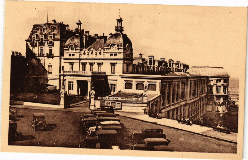 Carte postale ancienne Biarritz - Le Casino Bellevue à Biarritz
