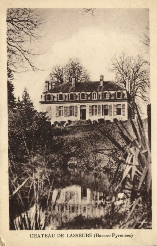 Carte postale ancienne Chateau de Lassaube (Basses-Pyrenées)