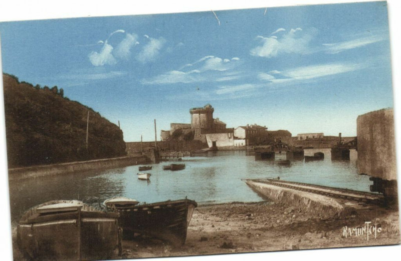Carte postale ancienne Ciboure Saint-Jan de Luz - Port du Socoa à Ciboure
