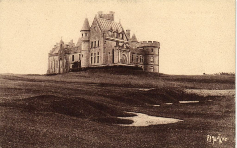 Carte postale ancienne La cote Basque Chateau d'Abbadia Hendaye à Hendaye