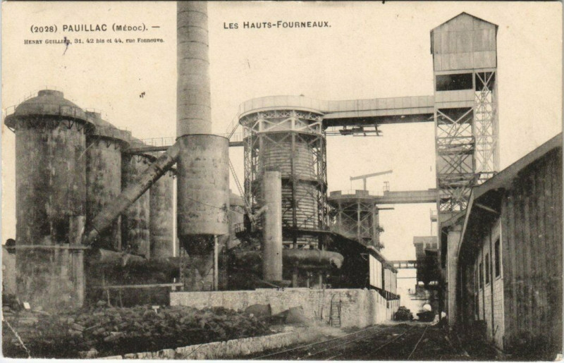 Carte postale ancienne Pauillac (Medoc) - Les HAuTS - FOuRNEAuX à Pauillac