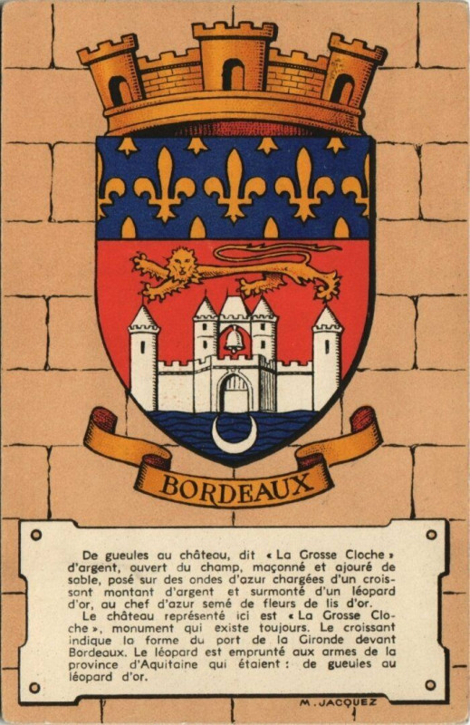 Carte postale ancienne Bordeaux à Bordeaux