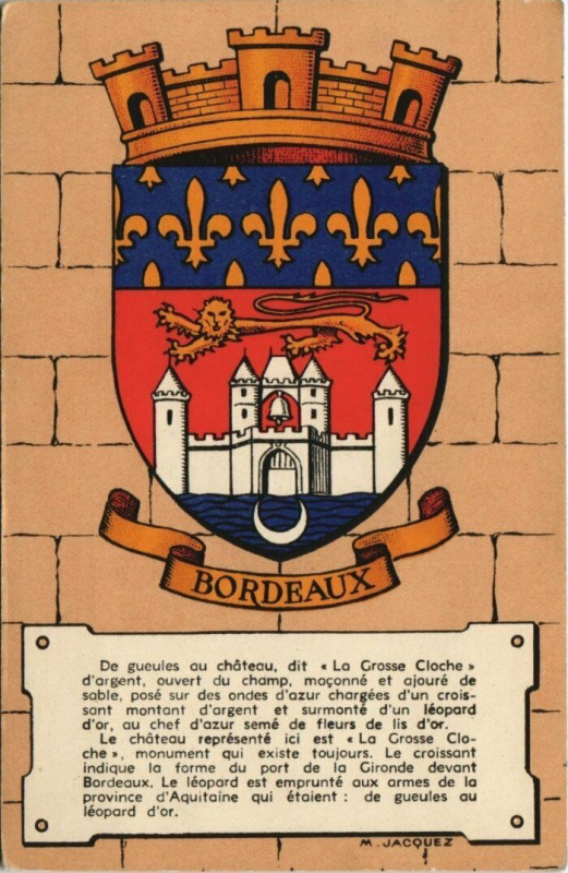 Carte postale ancienne Bordeaux à Bordeaux