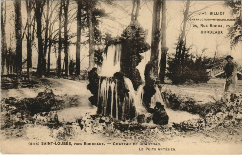 Carte postale ancienne Saint-Loubes-Chateau de Chartran