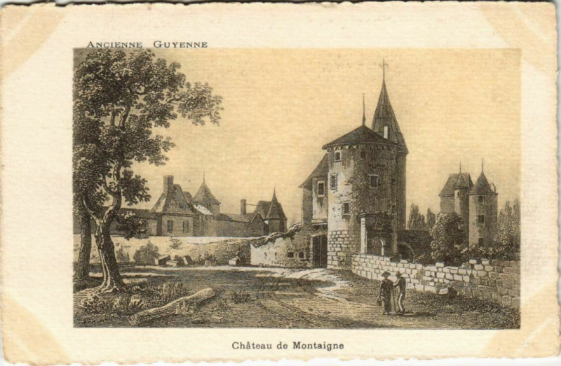 Carte postale ancienne Chateau de Montaigne