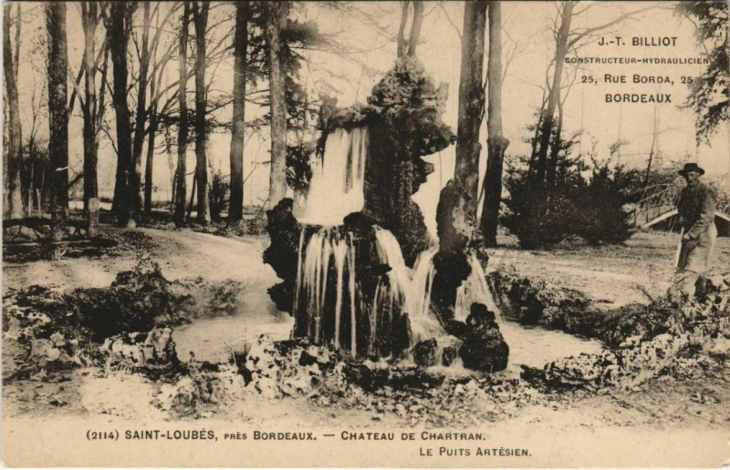 Carte postale ancienne Saint-Loubes-Chateau de Chartran