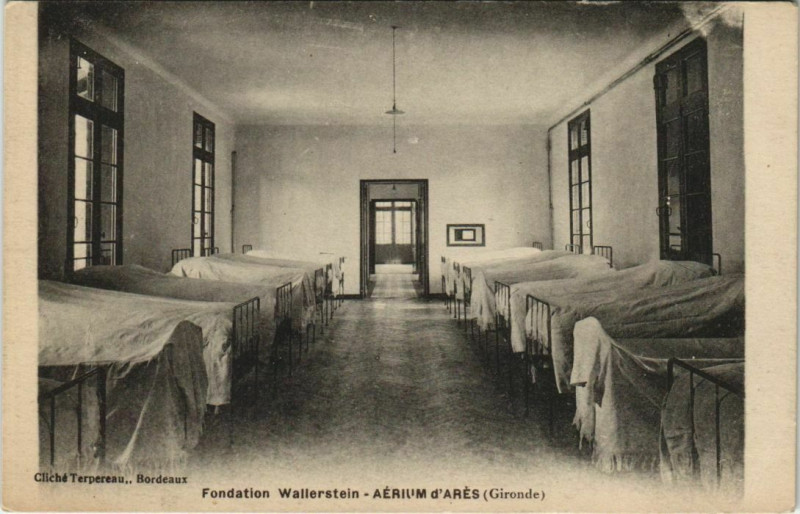 Carte postale ancienne Fondantion Wallerstein-Aérium d'Ares