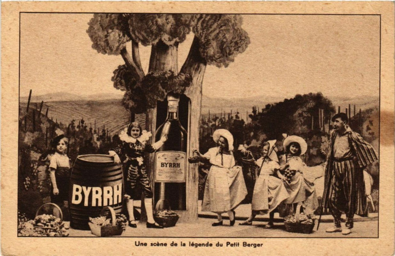 Carte postale ancienne Une scéne de la légende du Petit Berger