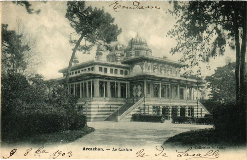Carte postale ancienne Arcachon Le Casino à Arcachon