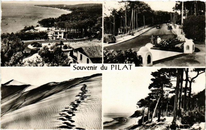 Carte postale ancienne Souvenir de Pilat