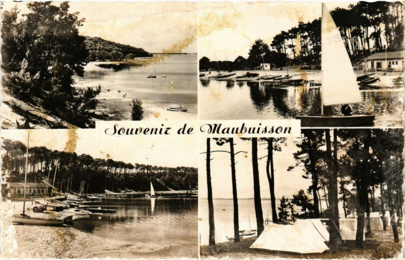 Carte postale ancienne Souvenir de Maubuisson