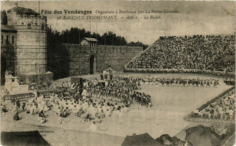 Carte postale ancienne Bacchus Triomphant Le Ballet