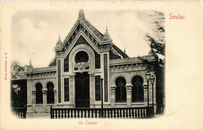 Carte postale ancienne Soulac - Le Casino
