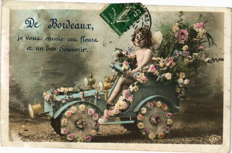 Carte postale ancienne De Bordeaux Souvenir à Bordeaux