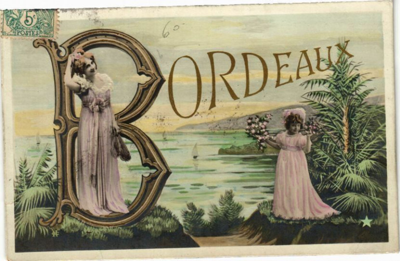 Carte postale ancienne Bordeaux à Bordeaux