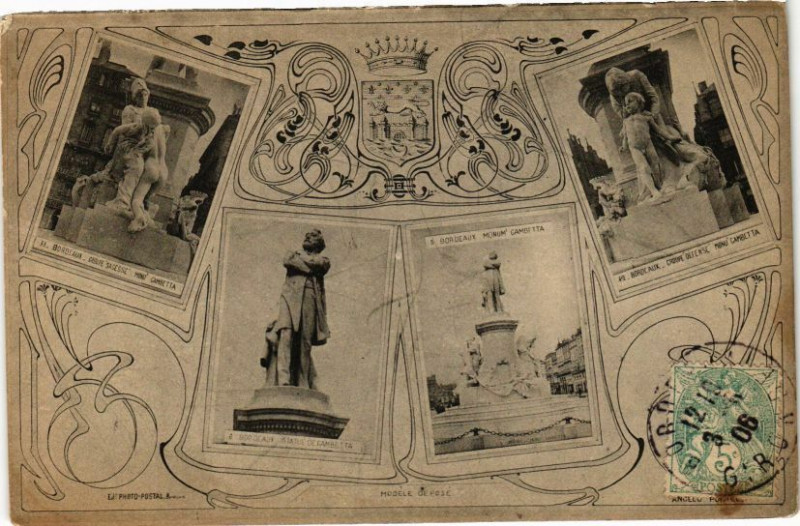 Carte postale ancienne Bordeaux à Bordeaux