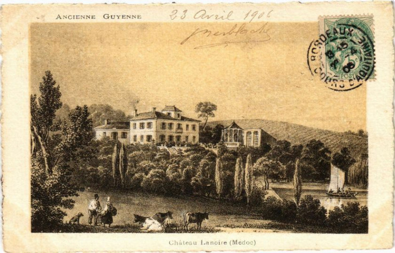 Carte postale ancienne Chateau Lanoire (Médoc)