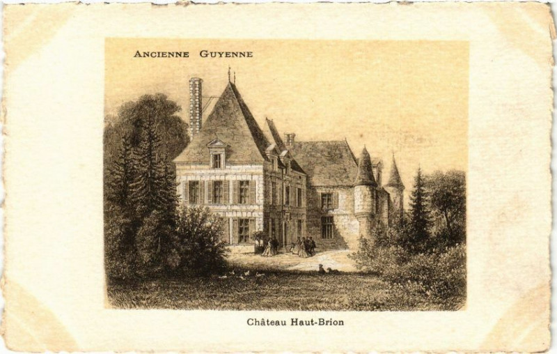 Carte postale ancienne Chateau Haut-Brion