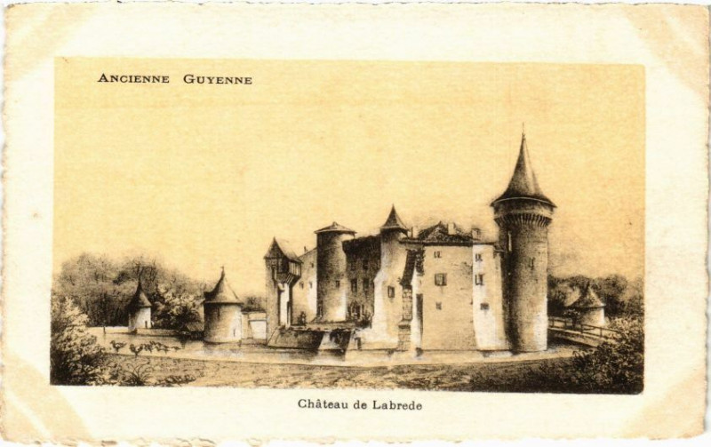 Carte postale ancienne Chateau de Labrede