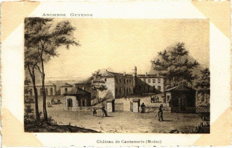 Carte postale ancienne Chateau de Cantemerle (Médoc)