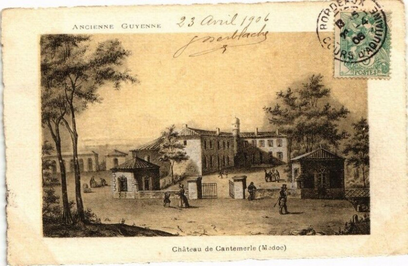 Carte postale ancienne Chateau de Cantemerle (Médoc)