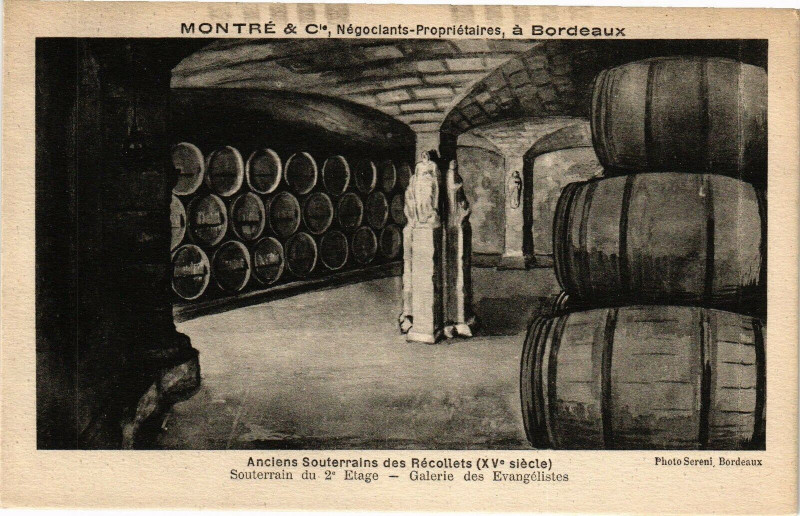 Carte postale ancienne Montre negociants proprietaires a Bordeaux à Bordeaux