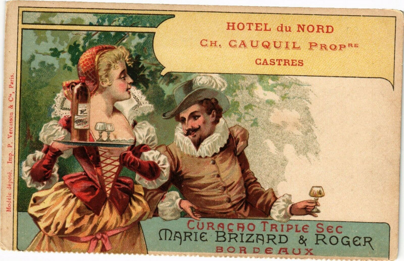Carte postale ancienne Bordeaux - Marie brizard & roger à Bordeaux