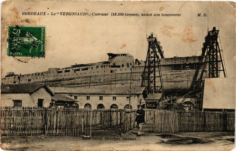 Carte postale ancienne Bordeaux - Le vergniaud à Bordeaux