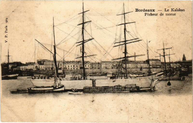 Carte postale ancienne Bordeaux - Le kalakan à Bordeaux