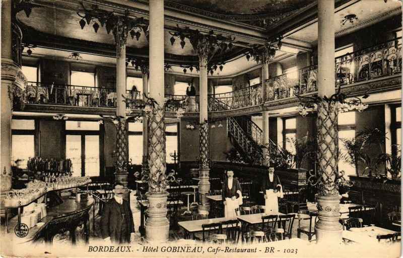 Carte postale ancienne Bordeaux - Hotel gobineau à Bordeaux