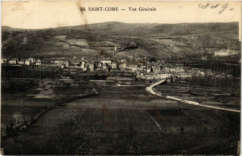 Carte postale ancienne Saint-Come - Vue générale